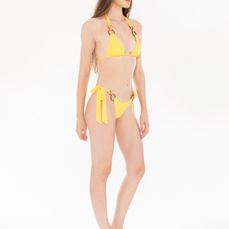 TULUM YELLOW TIE-SIDE BOTTOM