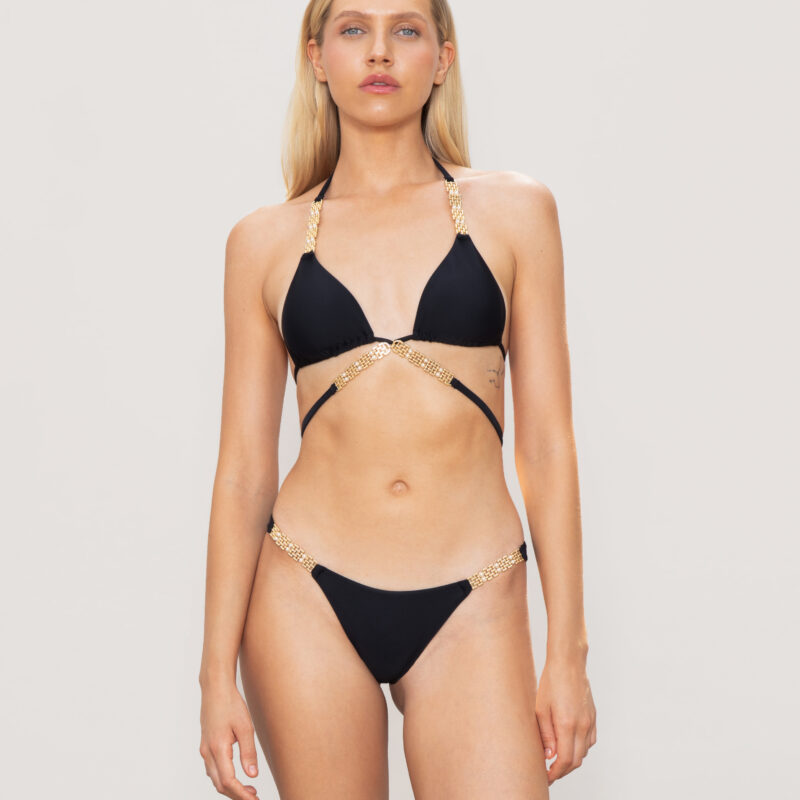 TEMPTATION BLACK CHEEKY BOTTOM