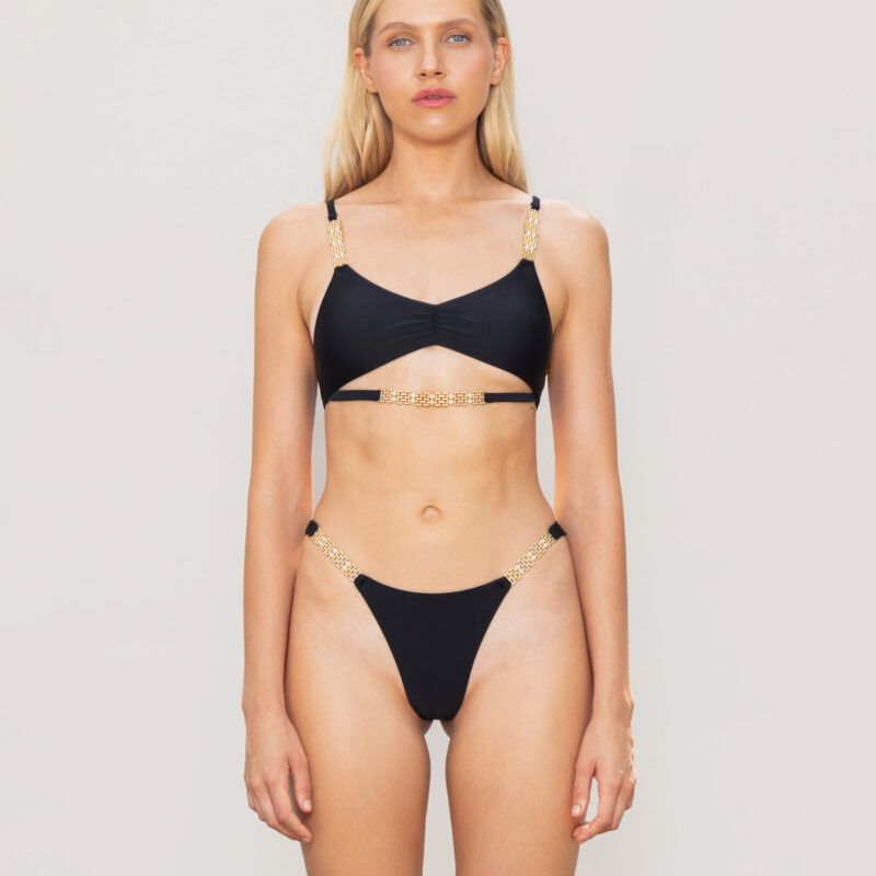 TEMPTATION BLACK BRALETTE TOP
